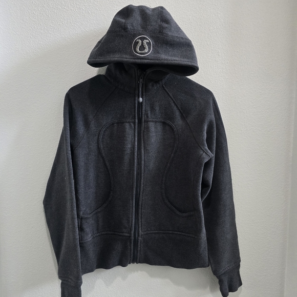 Lululemon scooba zip hoodie thick and heavy, grey size 6 - Picture 1 of 6